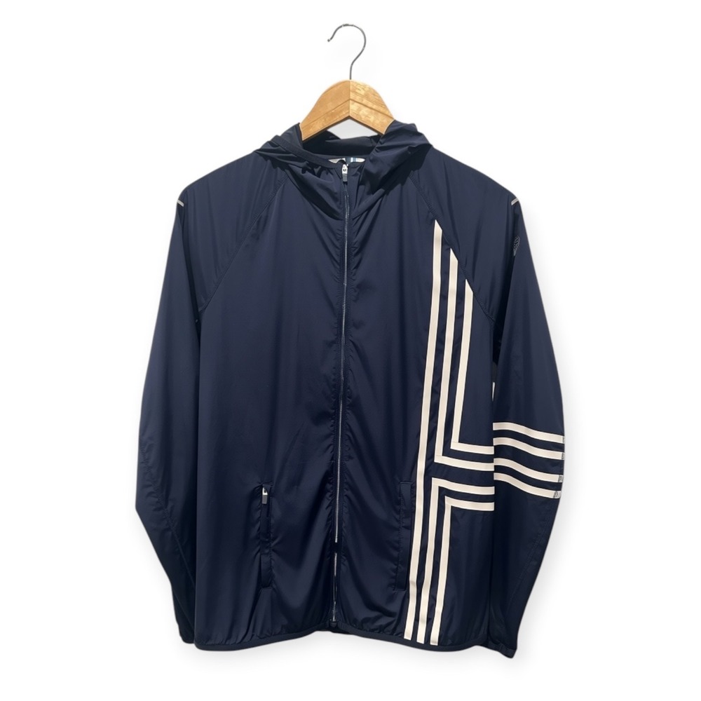 Tory Sport Full Zip Windbreaker Jacket Navy Size XS